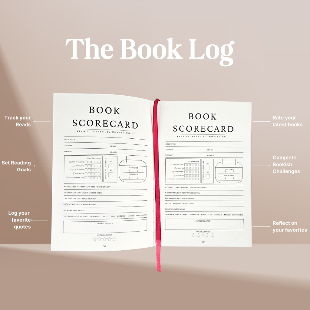 Book Log Reading Journal 120 Reviews – Hardcover Journal with 120 Review Pages | Track & Review Reads, Reading Progress & Club Notes