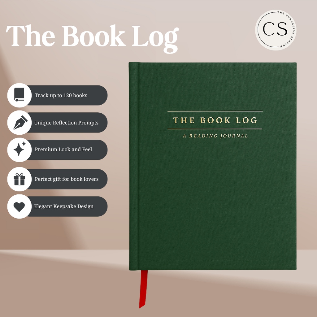 Book Log Reading Journal 120 Reviews – Hardcover Journal with 120 Review Pages | Track & Review Reads, Reading Progress & Club Notes