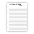 Blank Journal Entry Page