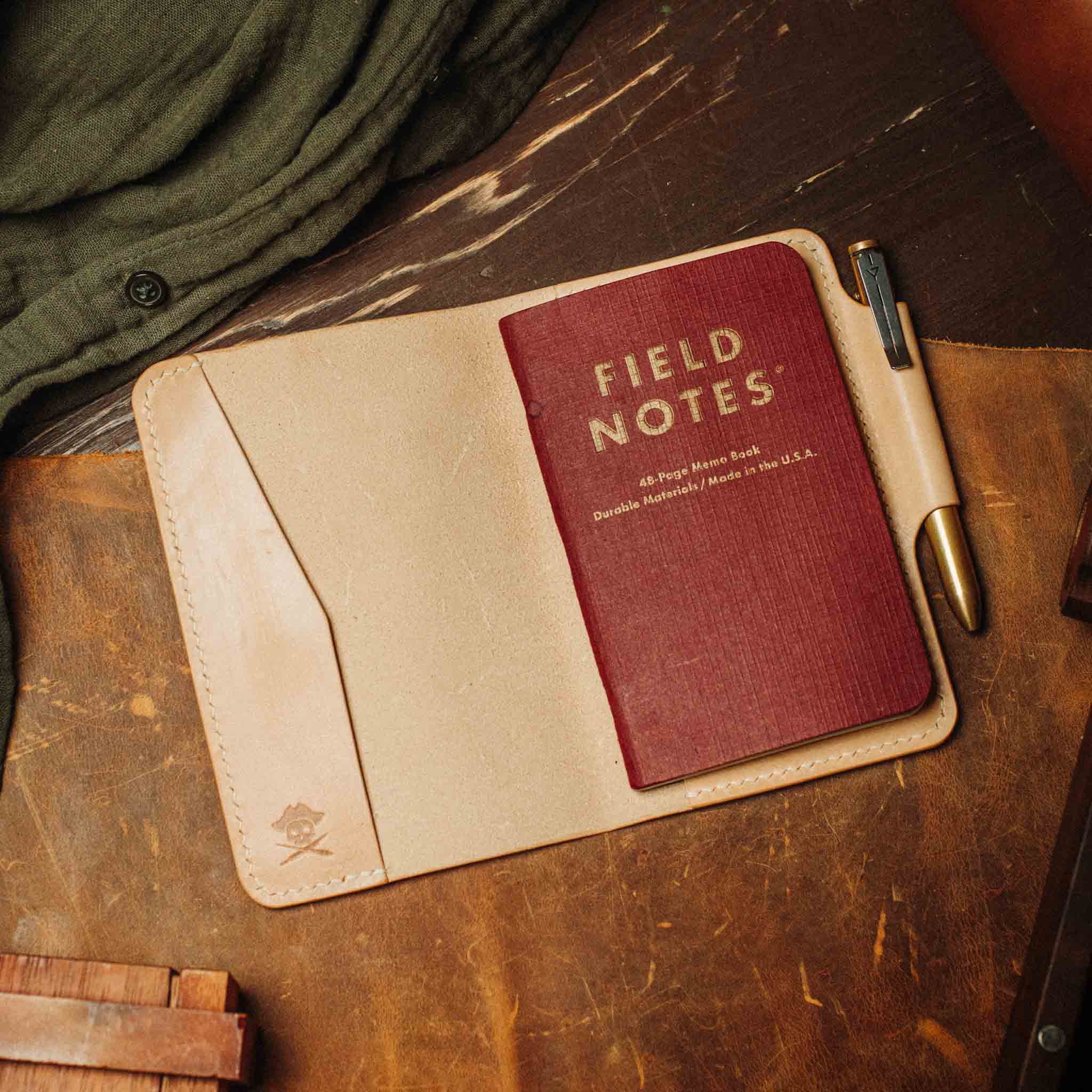Pirate Goods Navigator Field Notes Cover – Leather EDC Journal Holder