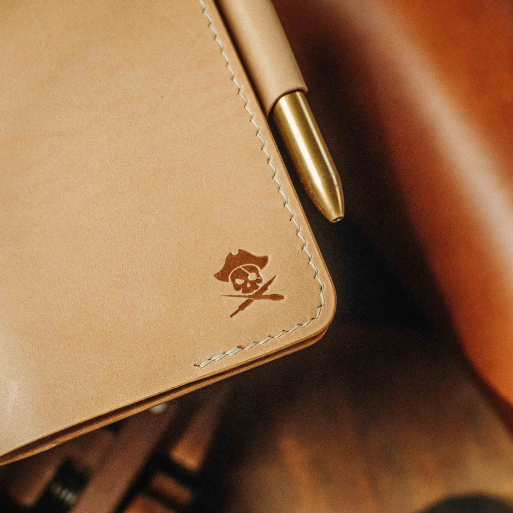 Pirate Goods Navigator Field Notes Cover – Leather EDC Journal Holder