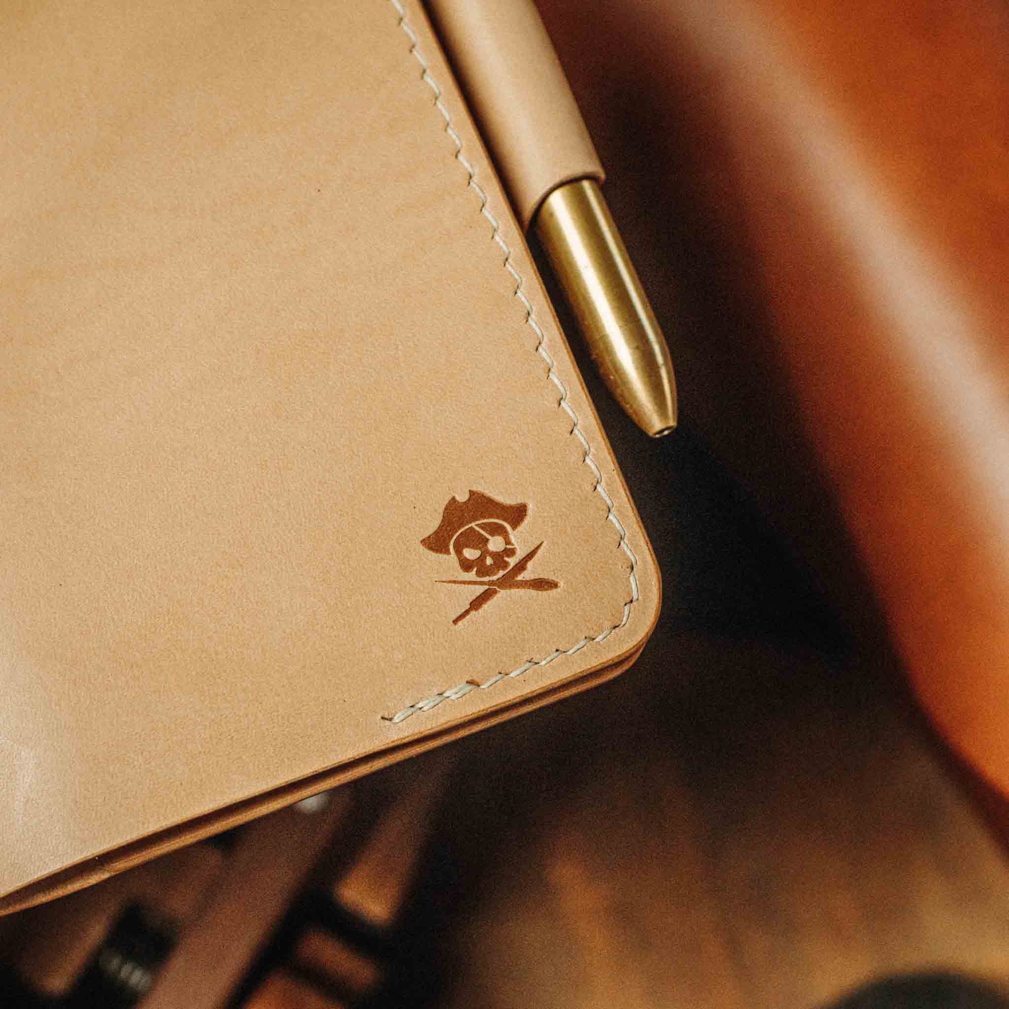 Pirate Goods Navigator Field Notes Cover – Leather EDC Journal Holder