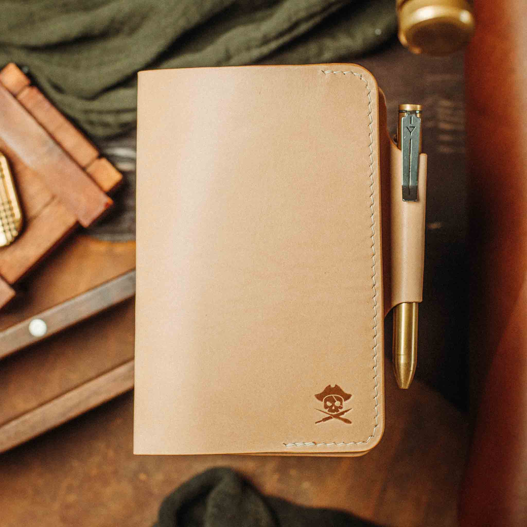 Pirate Goods Navigator Field Notes Cover – Leather EDC Journal Holder