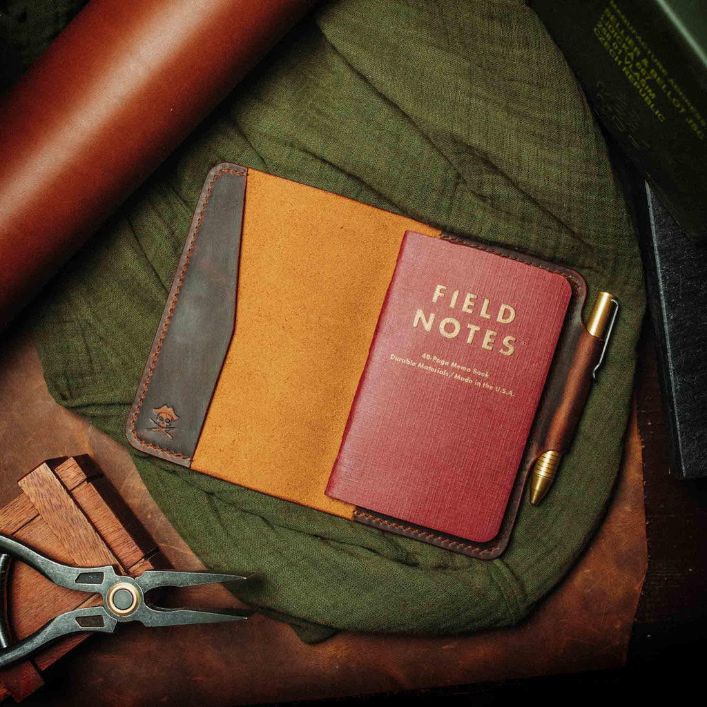 Pirate Goods Navigator Field Notes Cover – Leather EDC Journal Holder