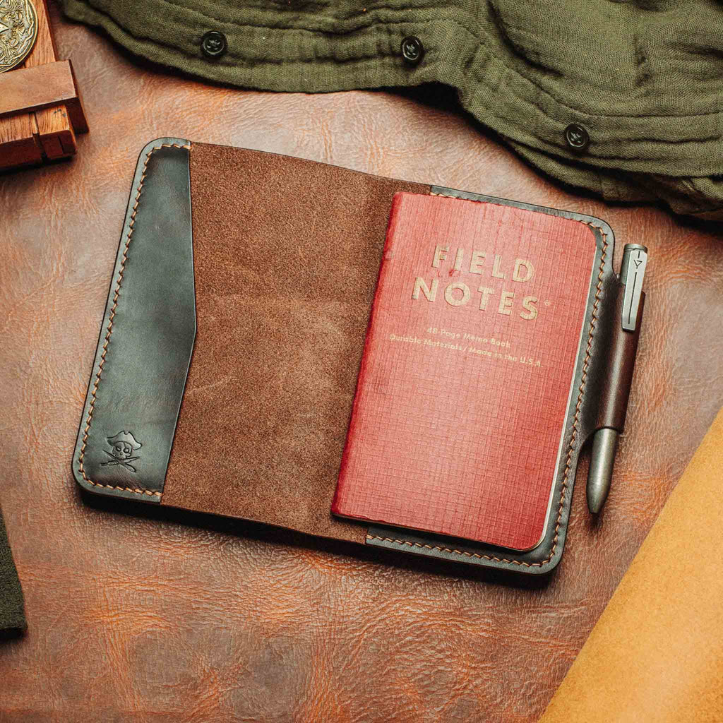 Pirate Goods Navigator Field Notes Cover – Leather EDC Journal Holder