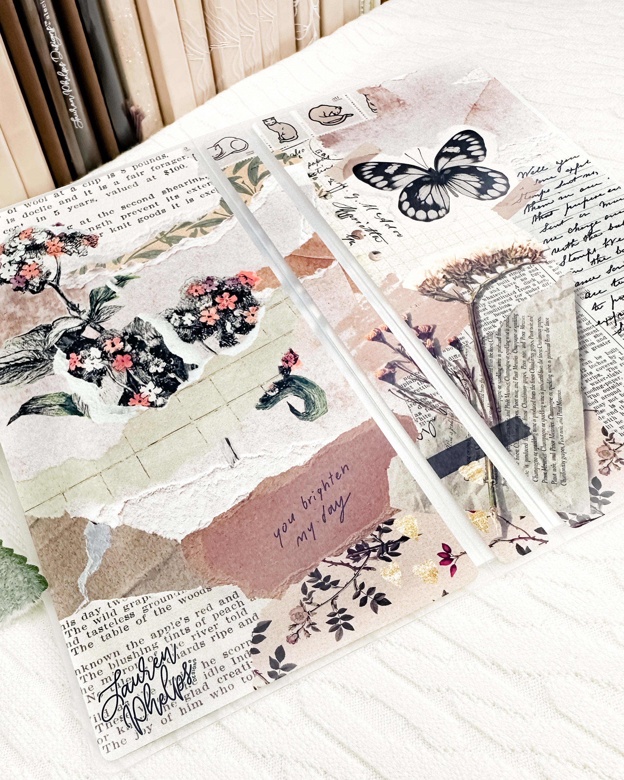 Butterfly Junk Journal Sticker Storage Album