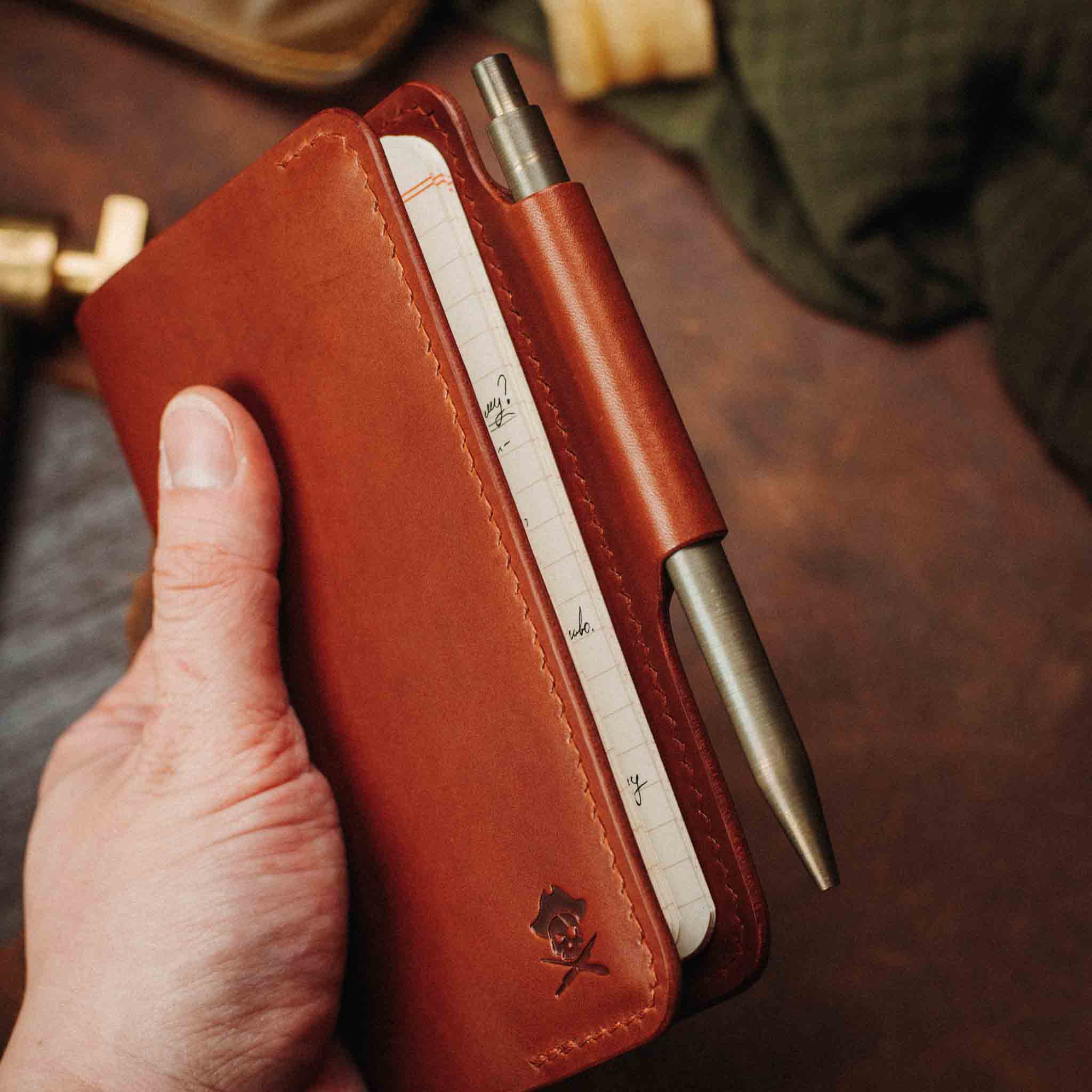 Pirate Goods Navigator Field Notes Cover – Leather EDC Journal Holder