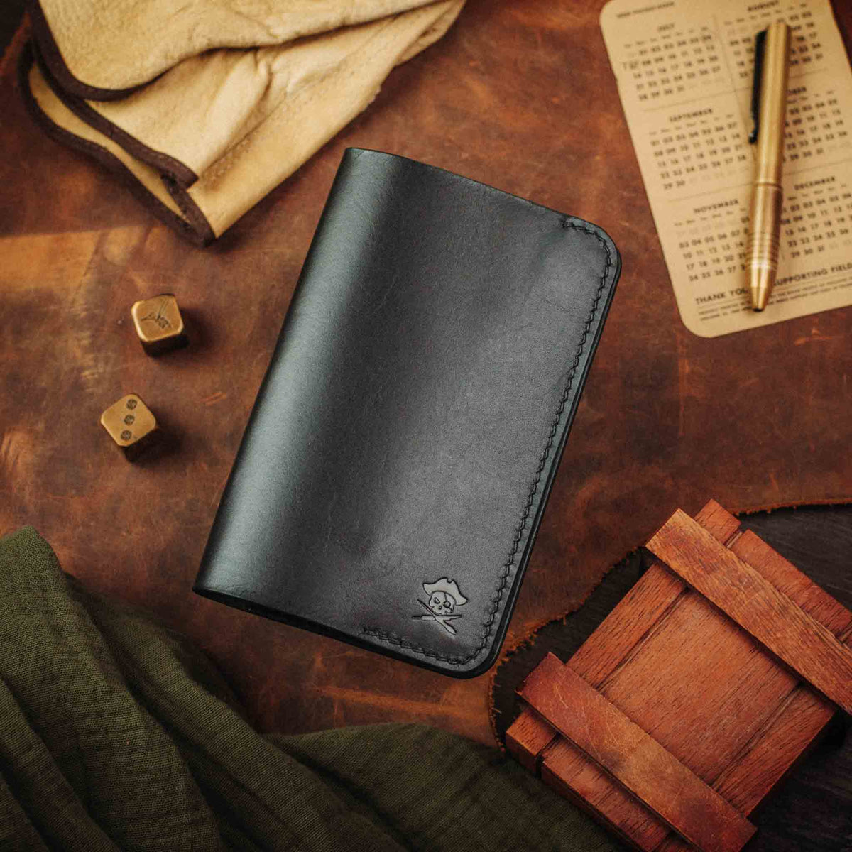 Pirate Goods Navigator Field Notes Cover – Leather EDC Journal Holder