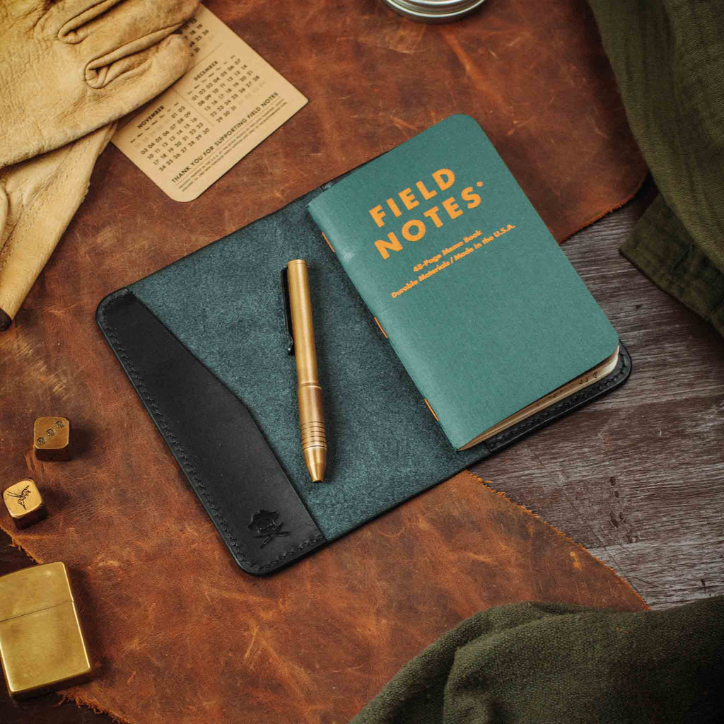 Pirate Goods Navigator Field Notes Cover – Leather EDC Journal Holder