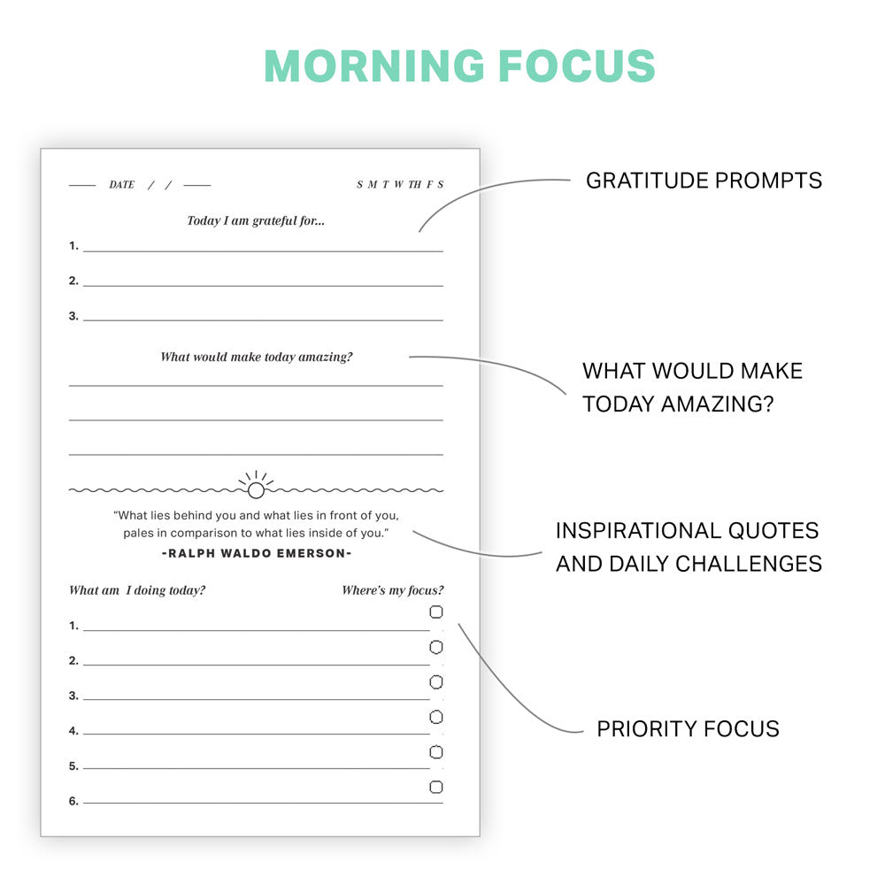 OneBook All-in-One Undated Daily Planner, Notebook, & Journal